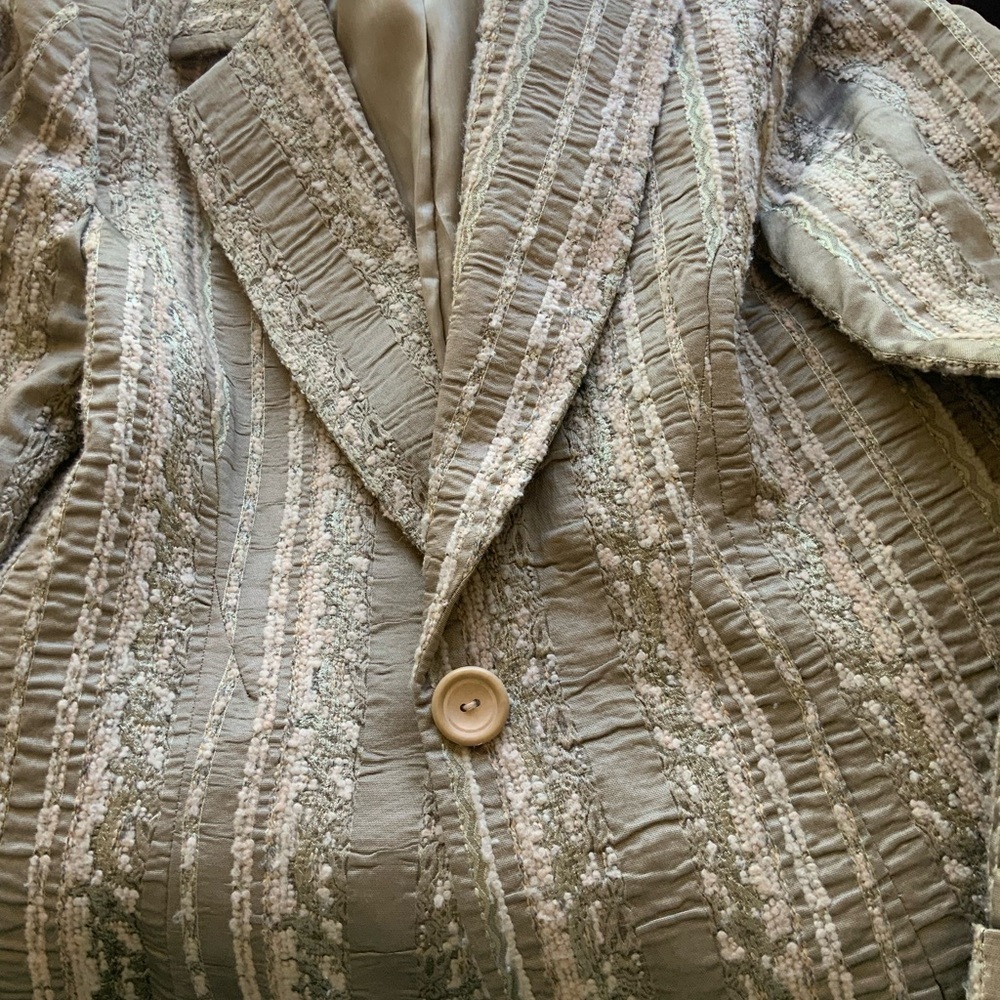 Brighton Jacket textured made in Paris France 38 chest 25 long Euro 44 Beautiful